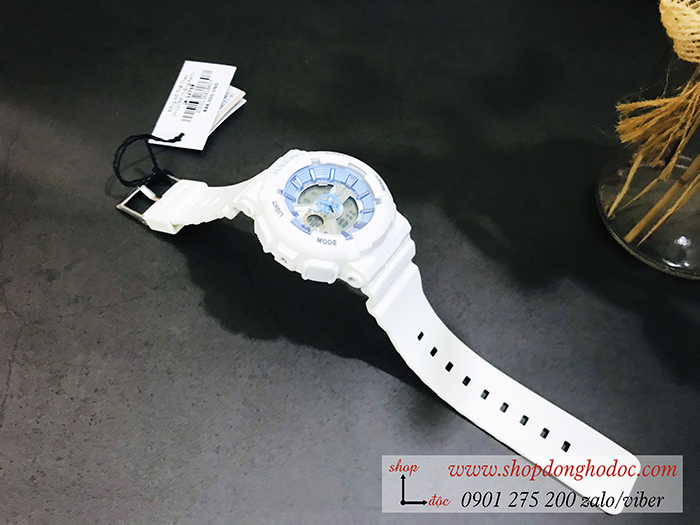  Đồng hồ nữ Julius JA 1276B dây Silicon mặt tròn trắng cá tính Hàn Quốc ĐHĐ28503