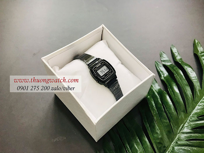 Đồng hồ nữ Skmei dây kim loại mặt vuông size nhỏ đen cá tính ĐHĐ25601