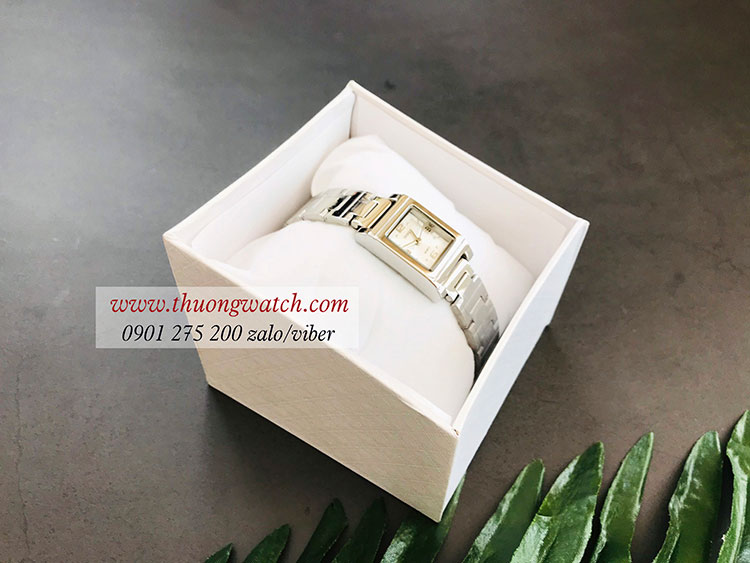 Đồng hồ nữ Skmei dây kim loại bạc mặt vuông bạc thanh lịch ĐHĐ26701